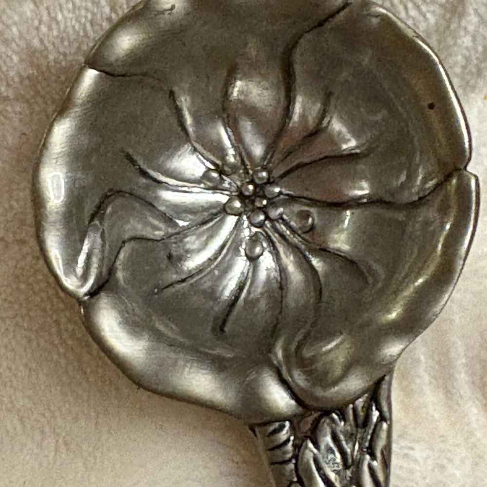 Neiman Marcus Butterfly Coffee Measuring Spoon and Clip Holder Authur Court - Picture 8 of 12